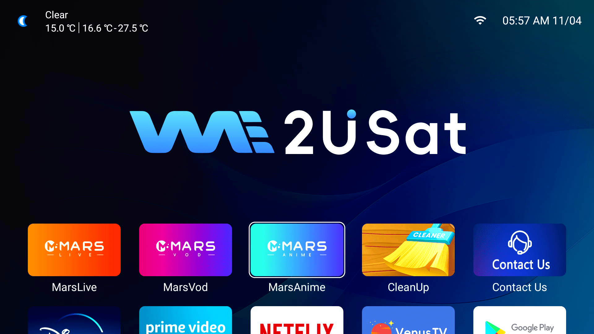 Channel list we2usat